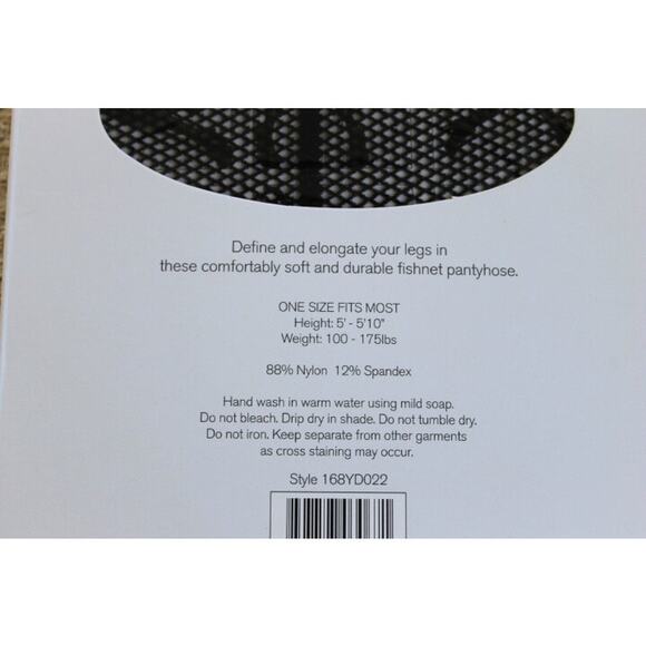 Killer Legs Black Fishnet Pantyhose with Back Seam and Bow Tie One Size New - Picture 4 of 8